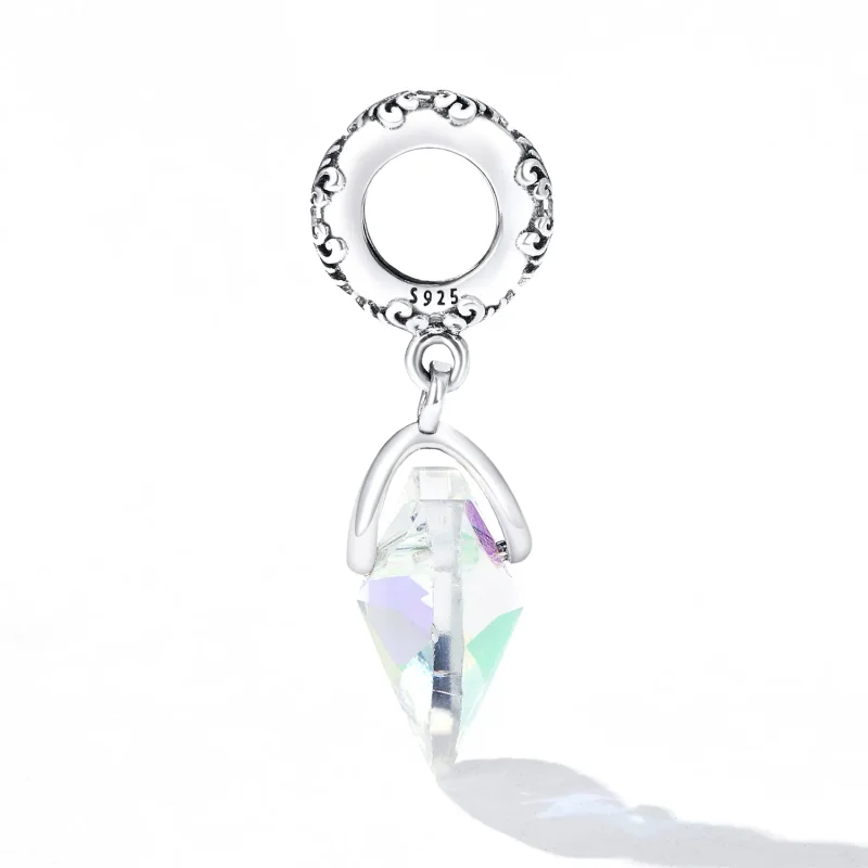 (image for) PANDORA Style Glass Heart Beads - BSC602 - View 3
