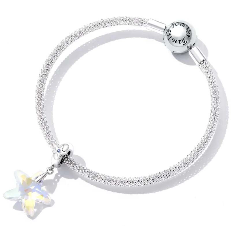 (image for) PANDORA Style Glass starfish beads - BSC599 - View 5