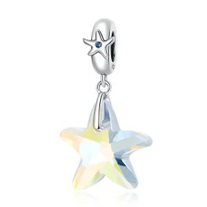 (image for) PANDORA Style Glass starfish beads - BSC599