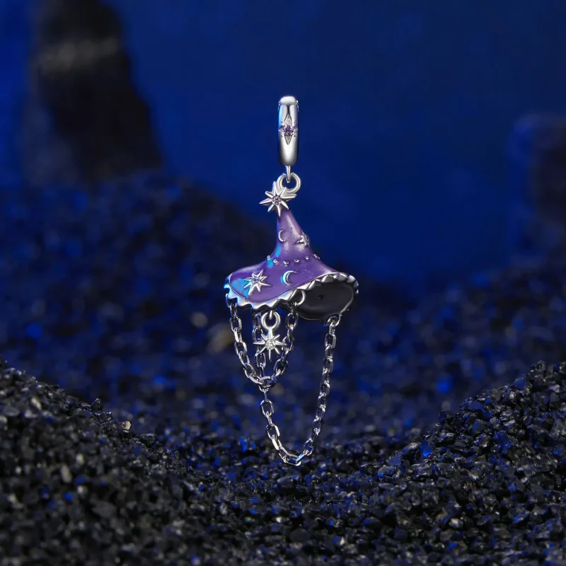 (image for) PANDORA Style Glow in the Dark Witch Hat - SCC2894 - View 2