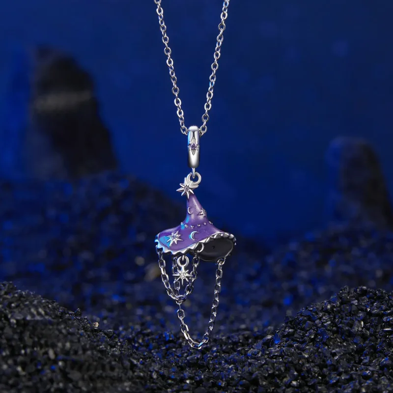 (image for) PANDORA Style Glow in the Dark Witch Hat - SCC2894 - View 3