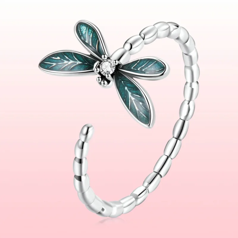 (image for) PANDORA Style Gorgeous Dragonfly Ring - BSR216 - View 4