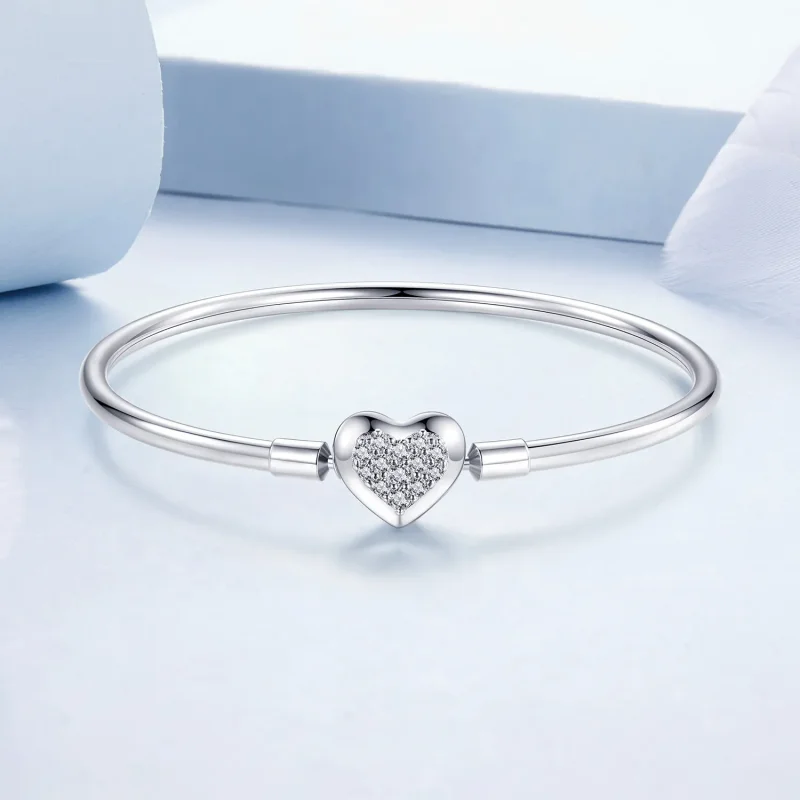 (image for) PANDORA Style Heart Basic Bracelet - BSB192 - View 4