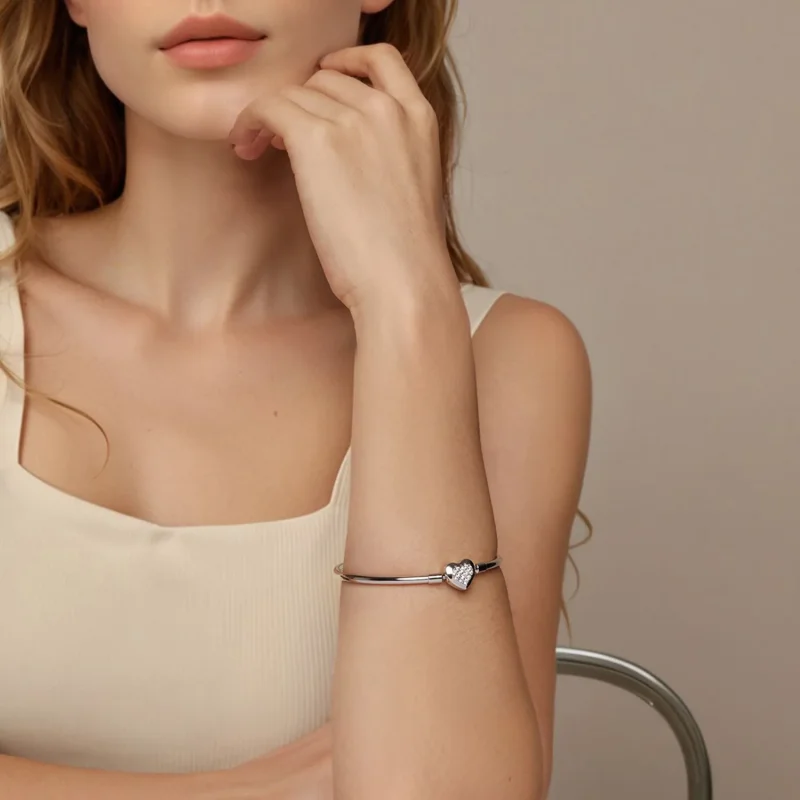 (image for) PANDORA Style Heart Basic Bracelet - BSB192 - View 8