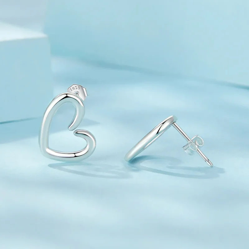 (image for) PANDORA Style Heart earrings - SCE1769 - View 4