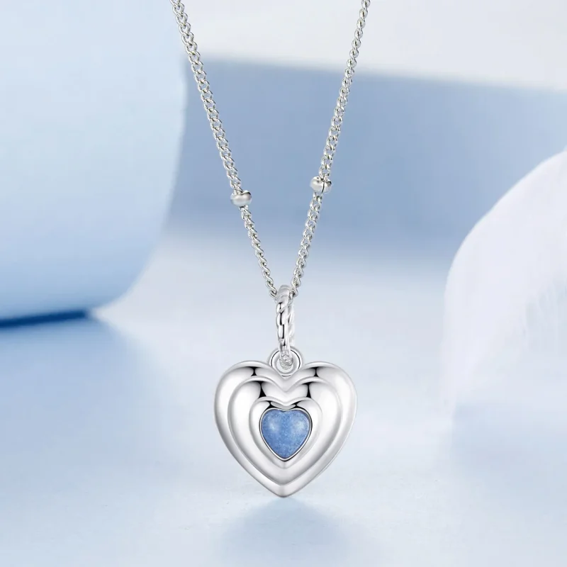 (image for) PANDORA Style Heart necklace - BSN375 - View 3