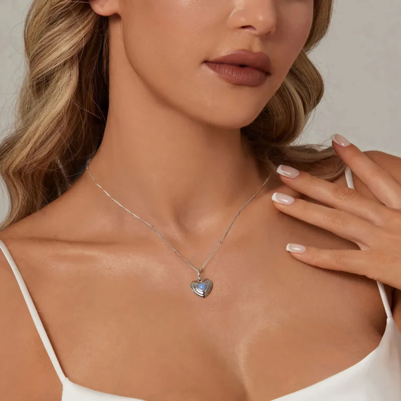 (image for) PANDORA Style Heart necklace - BSN375 - View 7