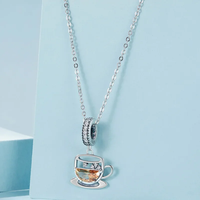 (image for) PANDORA Style Interesting coffee pendant - SCC2842 - View 3