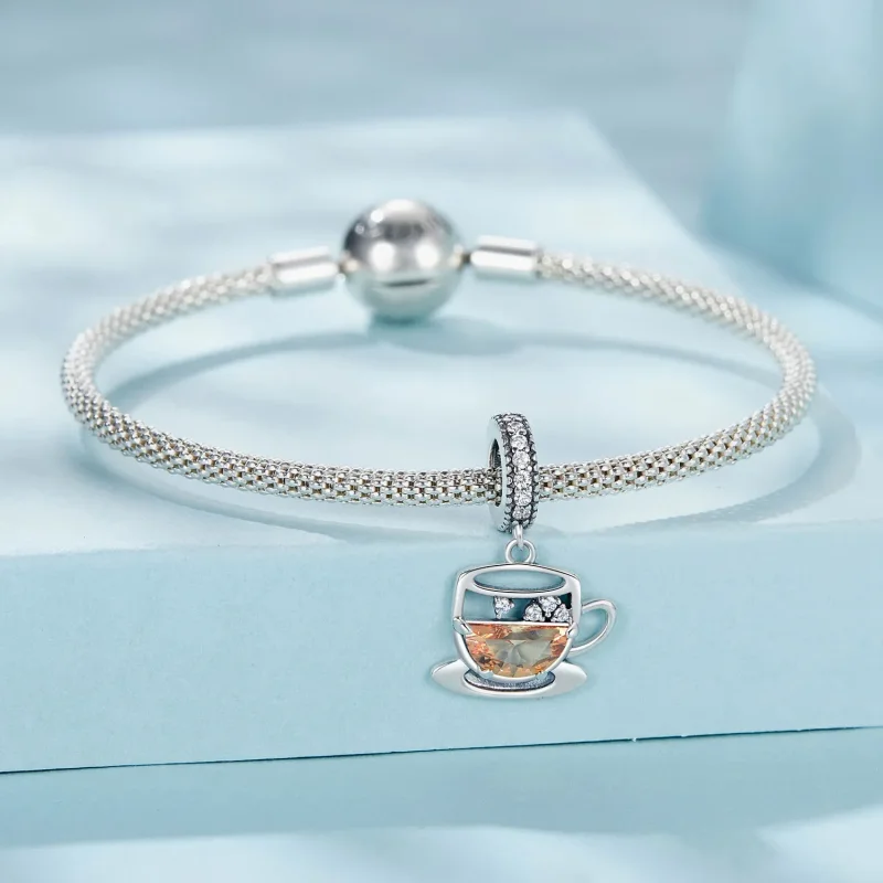 (image for) PANDORA Style Interesting coffee pendant - SCC2842 - View 4