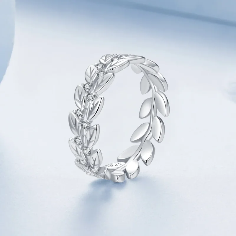(image for) PANDORA Style Leaf Ring - BSR600 - View 2