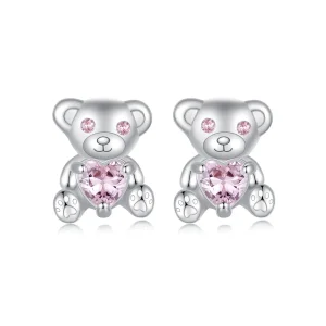 (image for) PANDORA Style Love Bear Earrings - SCE1774