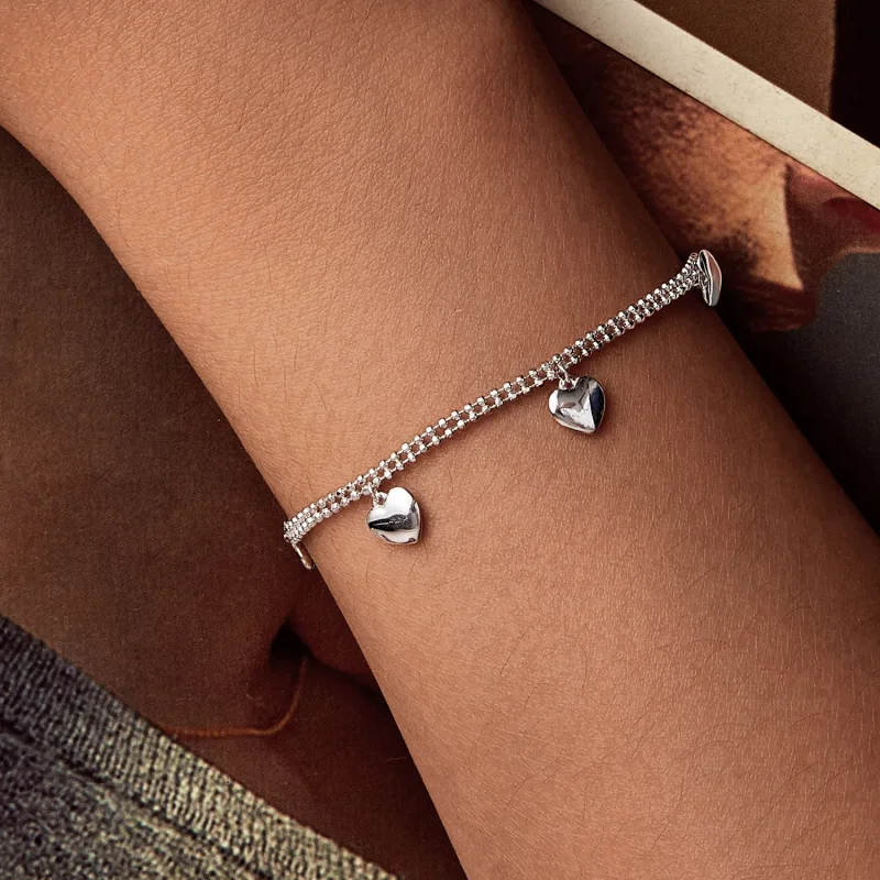 (image for) PANDORA Style Love double layer beads bracelet - BSB190 - View 3