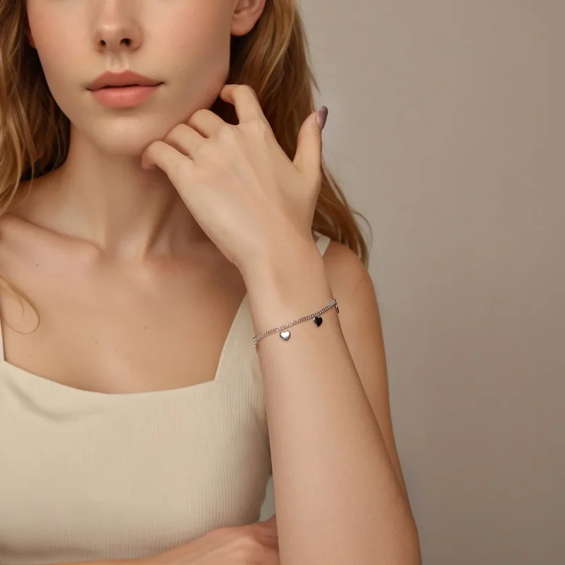 (image for) PANDORA Style Love double layer beads bracelet - BSB190 - View 8