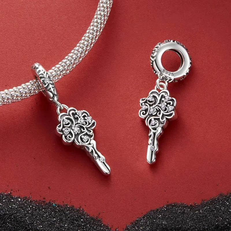 (image for) PANDORA Style Lucky Key Pendant - SCC2850 - View 4