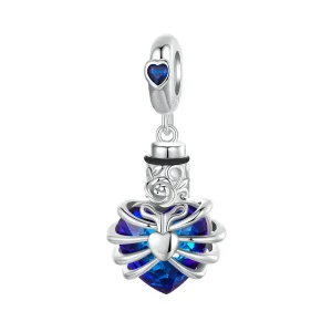 (image for) PANDORA Style Memorial Rose Heart Blue - BSC1058-BU