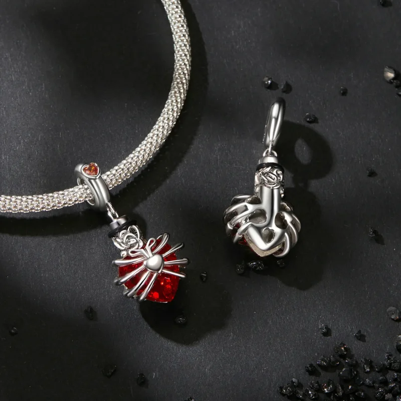 (image for) PANDORA Style Memorial Rose Heart Red - BSC1058-RD - View 4