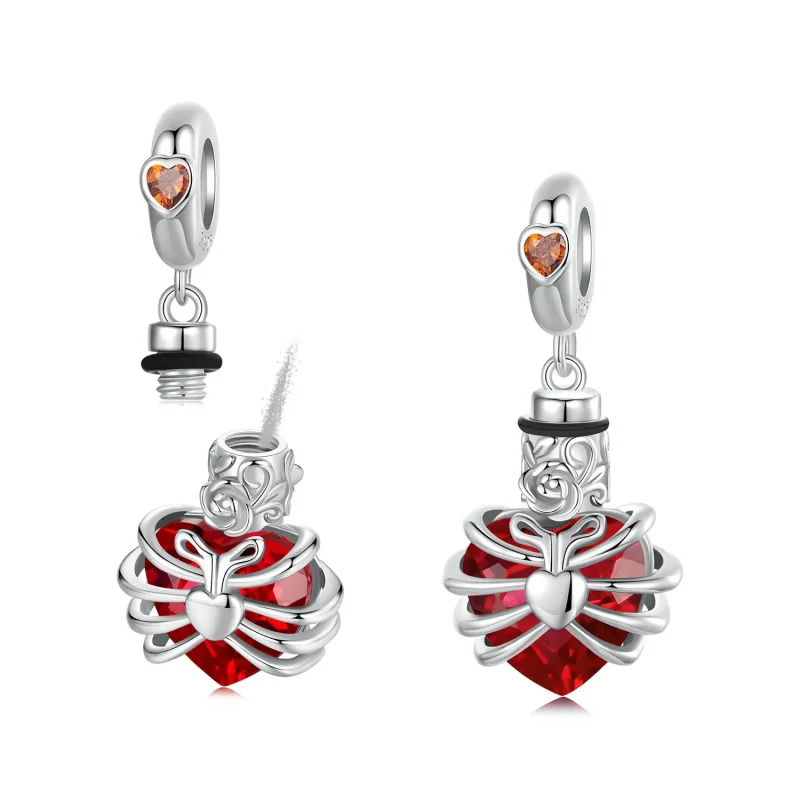 (image for) PANDORA Style Memorial Rose Heart Red - BSC1058-RD - View 7