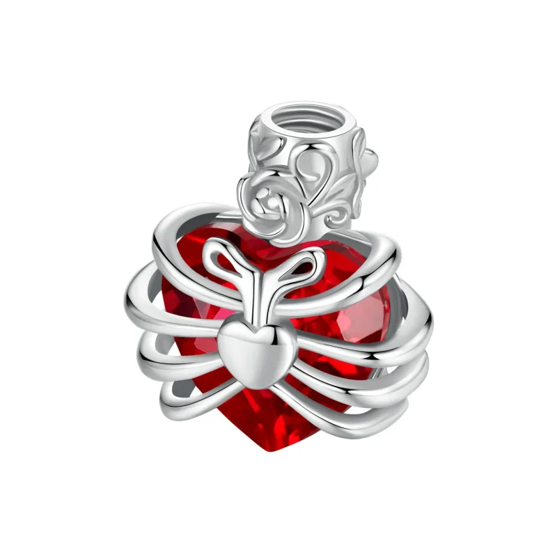 (image for) PANDORA Style Memorial Rose Heart Red - BSC1058-RD - View 8