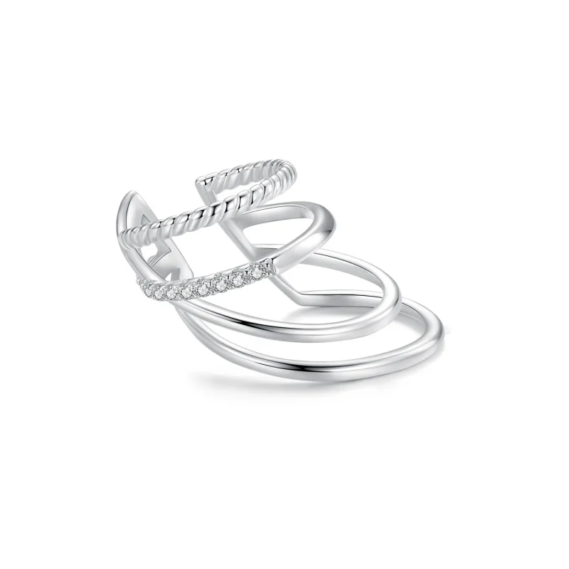 (image for) PANDORA Style Multi-layered ear cuff - BSE1063