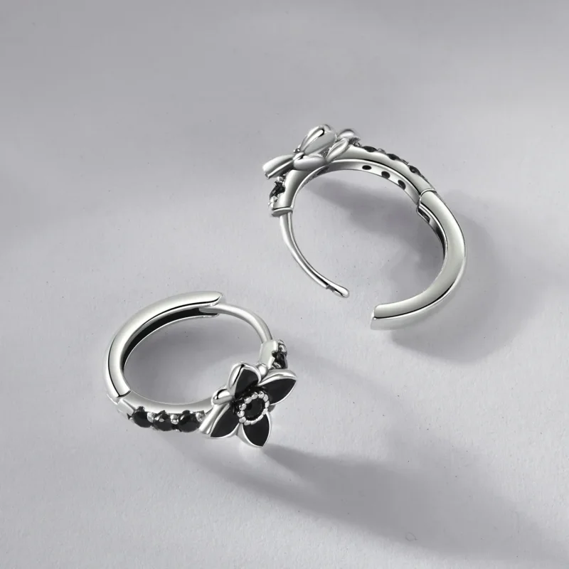 (image for) PANDORA Style Night Flower Earrings - SCE1801 - View 4