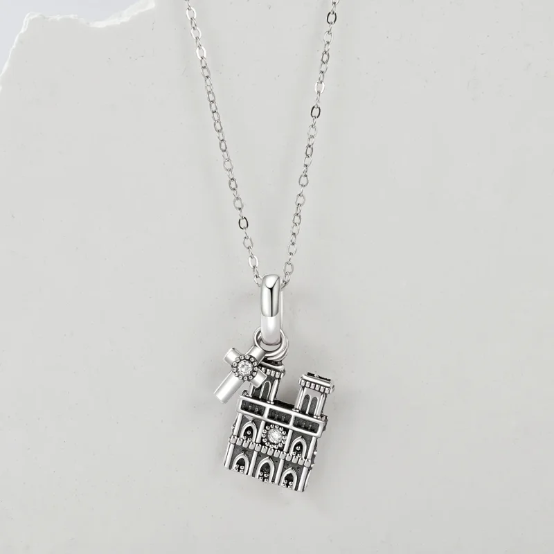 (image for) PANDORA Style Notre Dame de Paris Pendant - SCC2873 - View 3