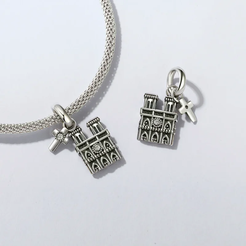 (image for) PANDORA Style Notre Dame de Paris Pendant - SCC2873 - View 5