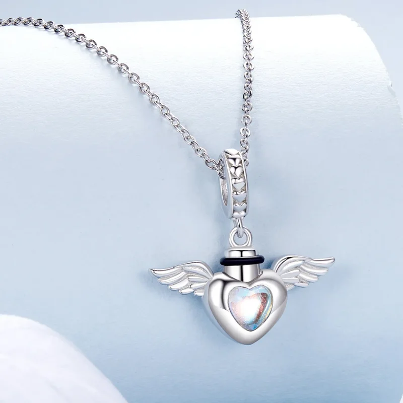 (image for) PANDORA Style Pet urn memorial box pendant - BSC1036 - View 2