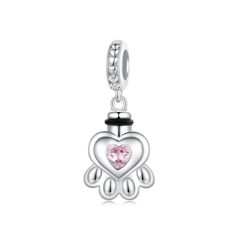 (image for) PANDORA Style Pet urn memorial box pendant - BSC1037