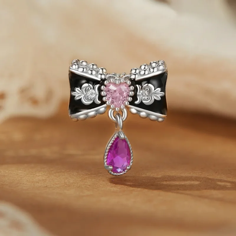 (image for) PANDORA Style Romantic Bow Beads - BSC1055 - View 2
