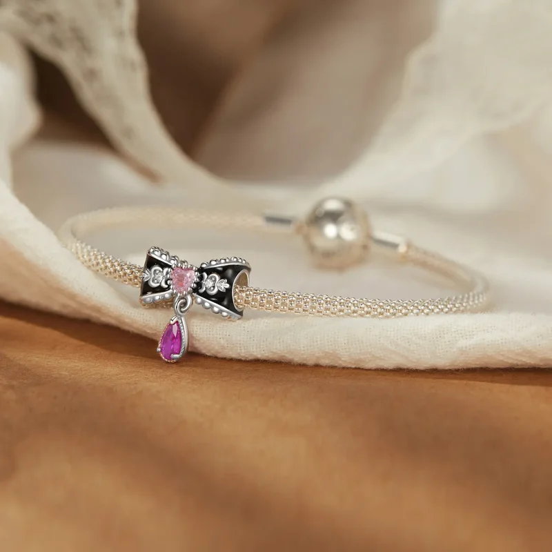 (image for) PANDORA Style Romantic Bow Beads - BSC1055 - View 4