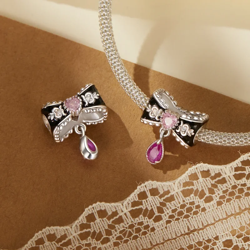 (image for) PANDORA Style Romantic Bow Beads - BSC1055 - View 5
