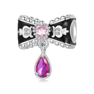 PANDORA Style Romantic Bow Beads - BSC1055 (image for) PANDORA Style Romantic Bow Beads - BSC1055