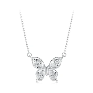 (image for) PANDORA Style Rose Butterfly Necklace - BSN396