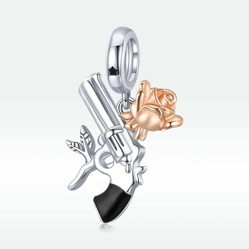 (image for) PANDORA Style Rose Pistol - BSC470 - View 3