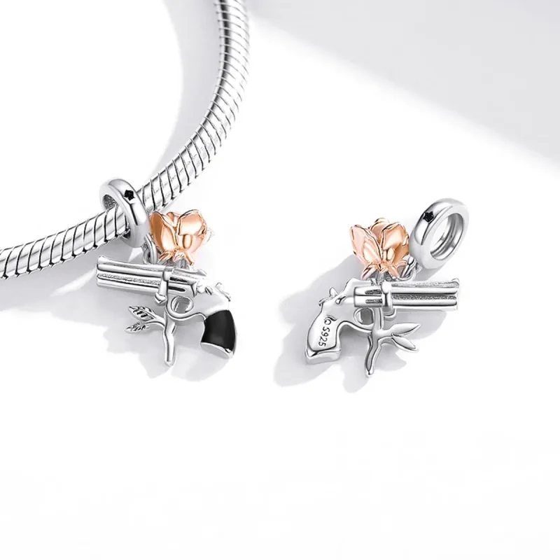 (image for) PANDORA Style Rose Pistol - BSC470 - View 4