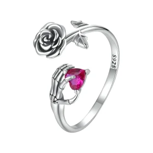 (image for) PANDORA Style Rose Skeleton Hand - BSR606-E