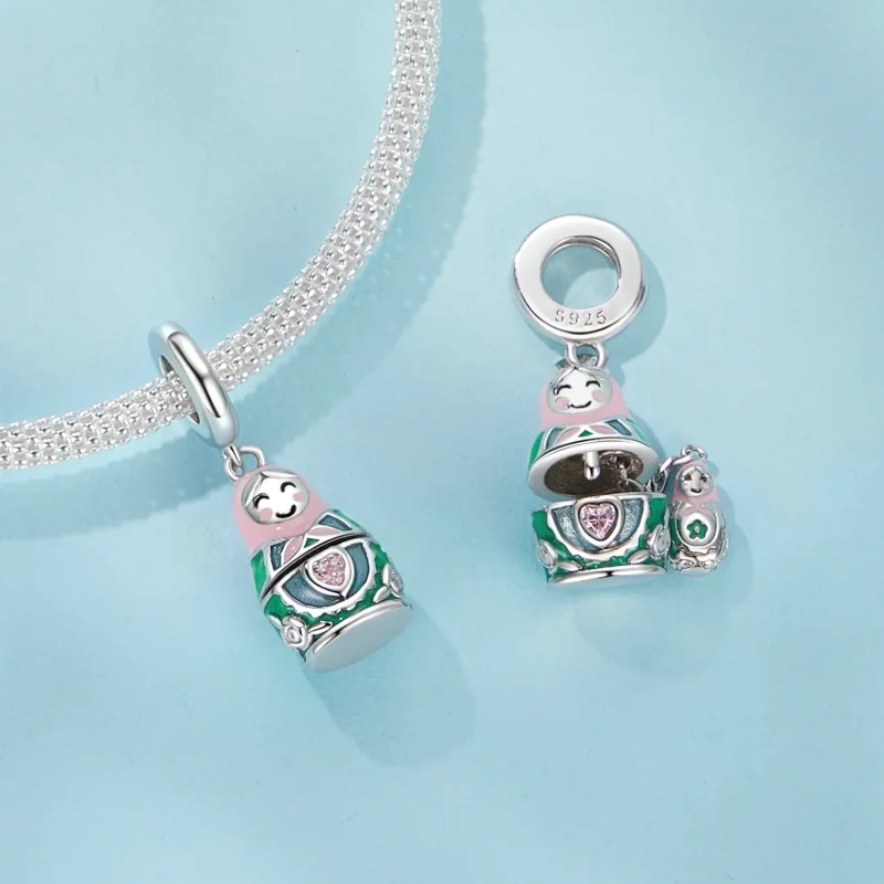 (image for) PANDORA Style Russian Doll Pendant - SCC2901 - View 4