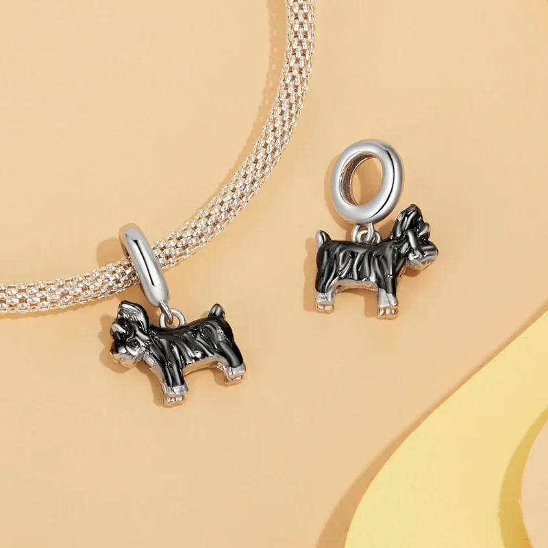 (image for) PANDORA Style Schnauzer Pendant - SCC2835 - View 4