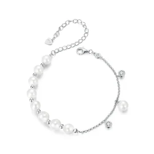 (image for) PANDORA Style Shell Bead Tassel Bracelet - BSB189