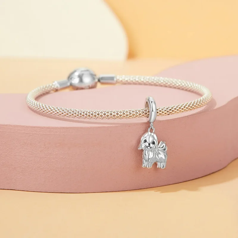 (image for) PANDORA Style Shih Tzu Pendant - SCC2834 - View 3
