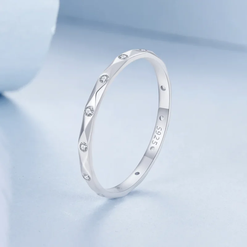 (image for) PANDORA Style Shining diamond small single ring - BSR578 - View 2