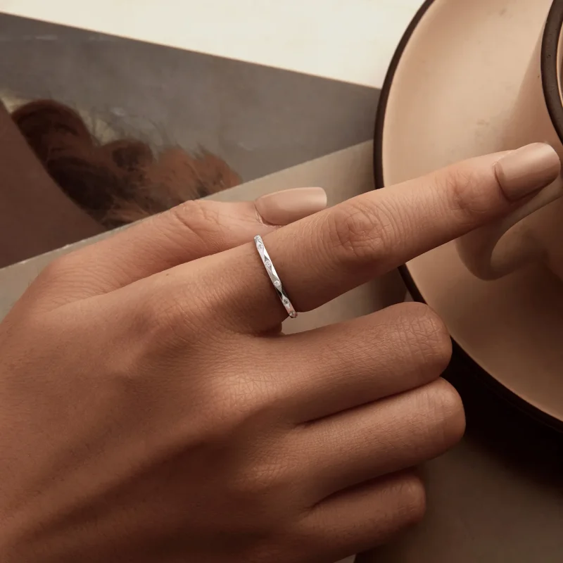 (image for) PANDORA Style Shining diamond small single ring - BSR578 - View 5