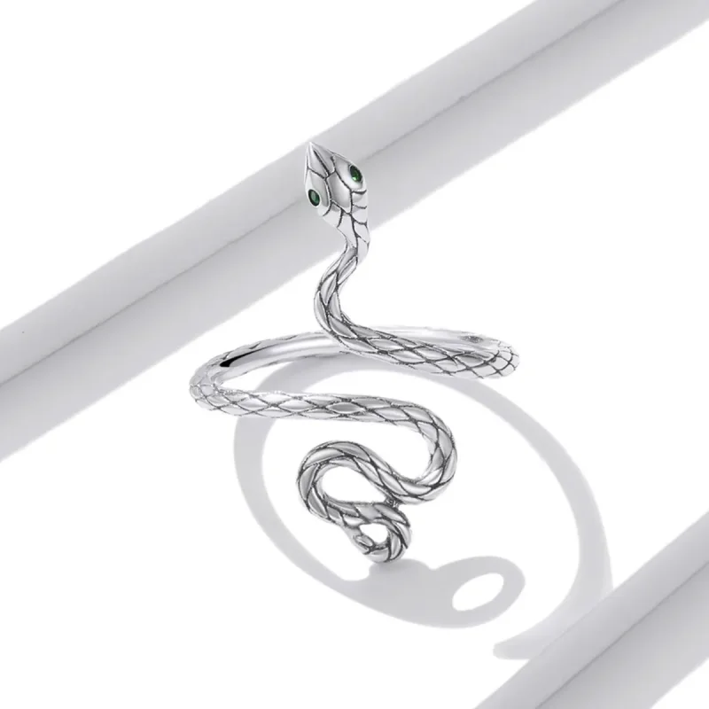 (image for) PANDORA Style Silver Snake Ring - BSR199 - View 2