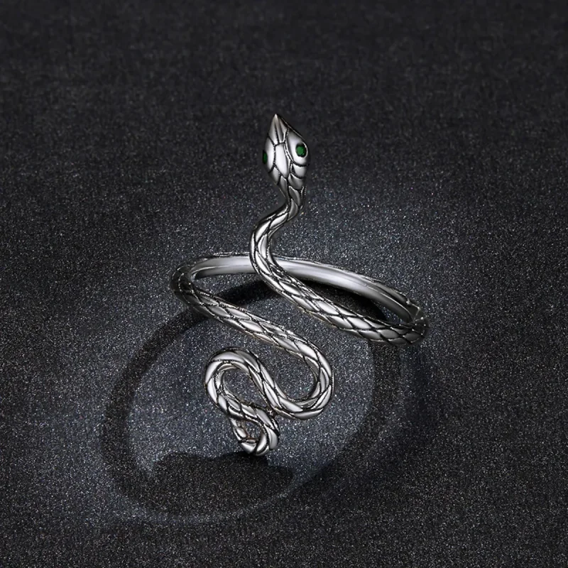 (image for) PANDORA Style Silver Snake Ring - BSR199 - View 5