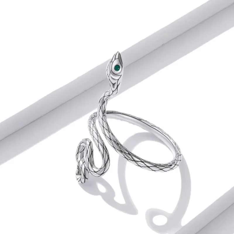 (image for) PANDORA Style Silver Snake Ring - BSR199 - View 9