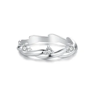 (image for) PANDORA Style Simple Button Cord Ring - BSR586