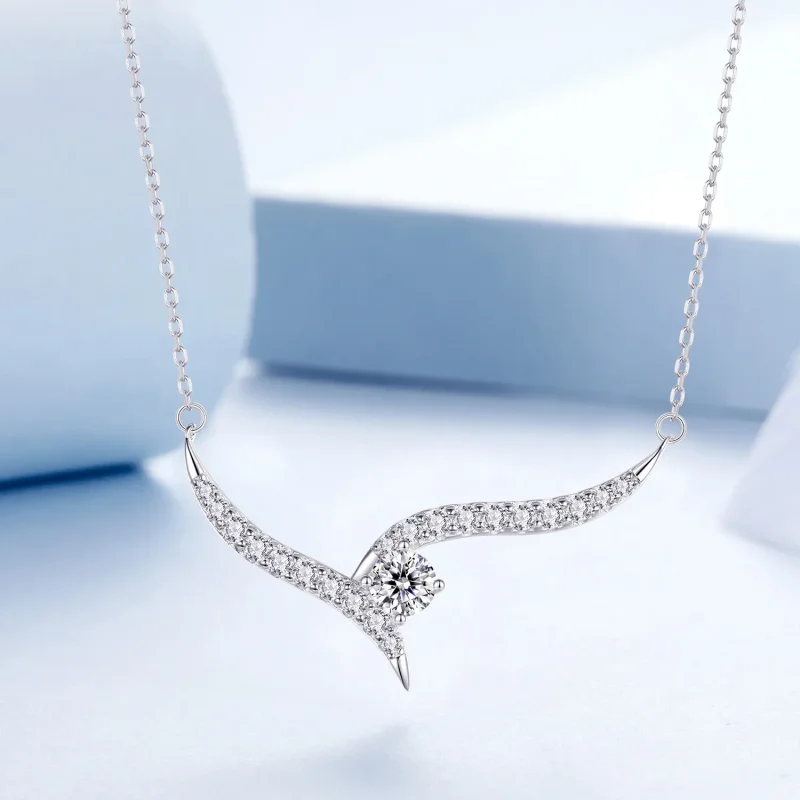 (image for) PANDORA Style Simple Line Necklace - BSN400 - View 3