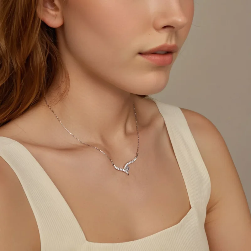 (image for) PANDORA Style Simple Line Necklace - BSN400 - View 5