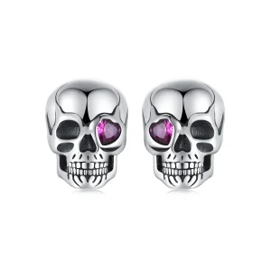 (image for) PANDORA Style Skull earrings - SCE1771