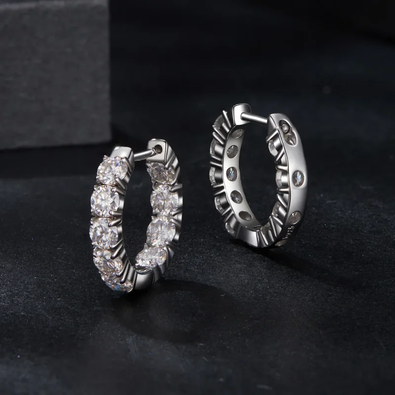 (image for) PANDORA Style Sparkling earrings (one certificate) - MSE069 - View 3